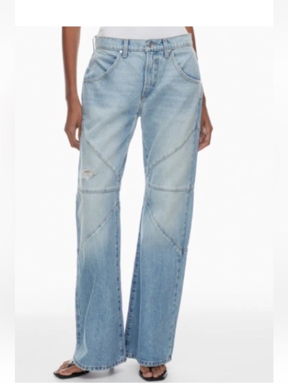EB DENIM Bowie Jeans Seamed Panels Sz 25